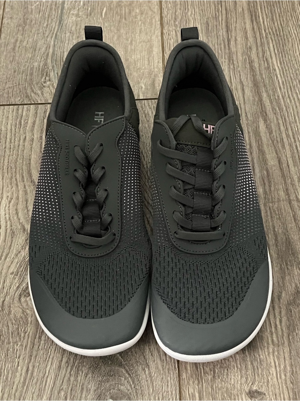 Hike Footwear HF Stride Women US12/12.5 Grey Hands-Off Ergonomic Barefoot Shoe